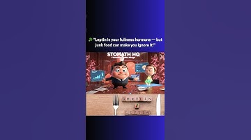 Unbeleivable Secret Behind Your Constant Hunger! Leptin vs Ghrelin! #shorts #ai #funny  #animation