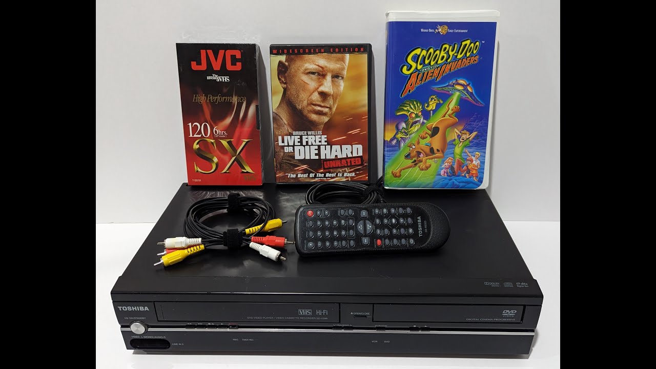 Toshiba DVD/VCR Combination Player (Model # SD-V296) Ebay Listing - YouTube