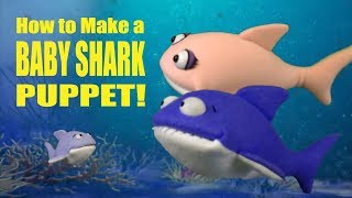 How to Make a Baby Shark Puppet! (Free Pattern!!!)