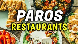 Top 20 Best Restaurants & Food Experiences in Paros, Greece - Where To Eat In Paros, Greece