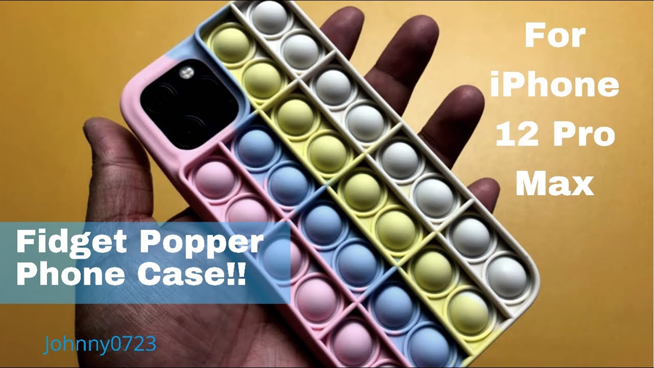 Fidget Pop Phone Case For Iphone 12 Pro Max Unboxing Installation And Demo Total Satisfaction Youtube