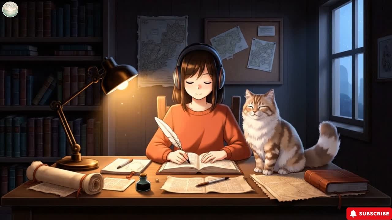 Midnight Manuscript: Lofi for Deep Dives into Ancient History & Archives