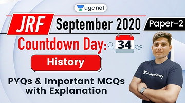 UGC NET Paper 2 Crash Course | History by Shiv Meena | PYQs & Important MCQs with Explanation