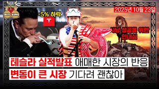 테슬라 실적발표 애매한 시장의 반응ㅣ변동이 큰 시장 기다려 괜찮아