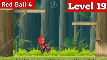 Red Ball 4 Level 19 || Deep Forest Level 19 Walking Playing@BalluGamer2