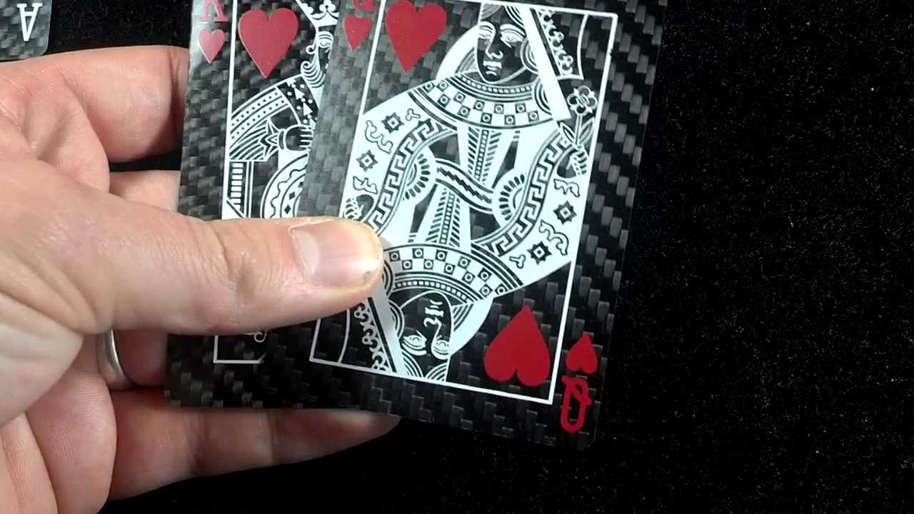 Carbon Fiber Playing Cards Matte Vs Gloss YouTube