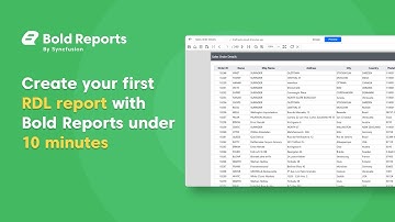 How to Create a Report | Bold Reports