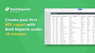 Web Reporting Tools: Create your first RDL report