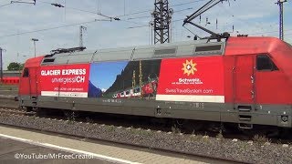 BR 101 Werbelok Glacier Express E-Lok mit Intercity Zug