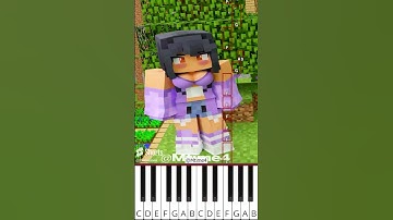 Who is Stronger? Aphmau VS Mikey Frog VS Herobrine Chibi (@Mtime4) - Octave Piano Tutorial
