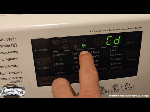 Vídeo: Lavadora e secadora LG F1203CDP: características, instruções e comentários