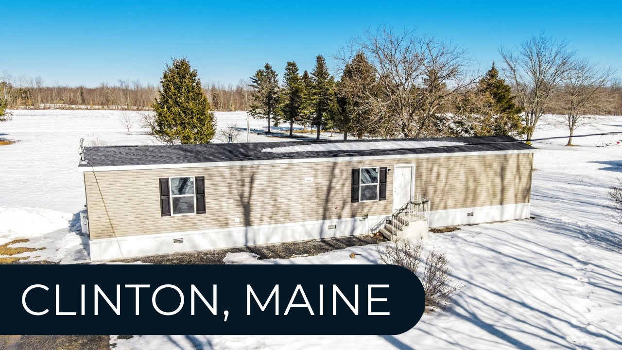 Clinton, Maine Rural Escape 924 SF For Sale YouTube