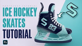 Ice Hockey Skates Photoshop Template – Sports Templates