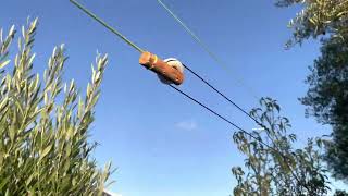 80m end fed linear loading experiment