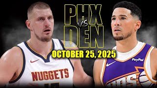 Download Lagu Denver Nuggets vs Phoenix Suns Full Game Highlights - October 25, 2025 | NBA Season MP3 Download Lagu Denver Nuggets vs Phoenix Suns Full Game Highlights - October 25, 2025 | NBA Season MP3