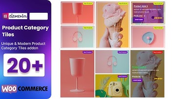 WooCommerce Product Category Tiles Elementor addon Tutorial