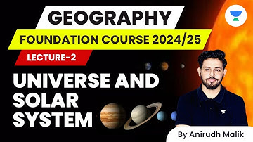 Geomorphology | L2 | Solar System and Planets | Geography Foundation Batch 2024/25 | Anirudh Malik