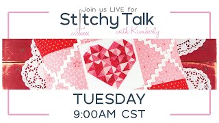 Stitchy Talk #2: Today we’re stitching Stitches from the Heart Free Downloadable PDF using NPI silks