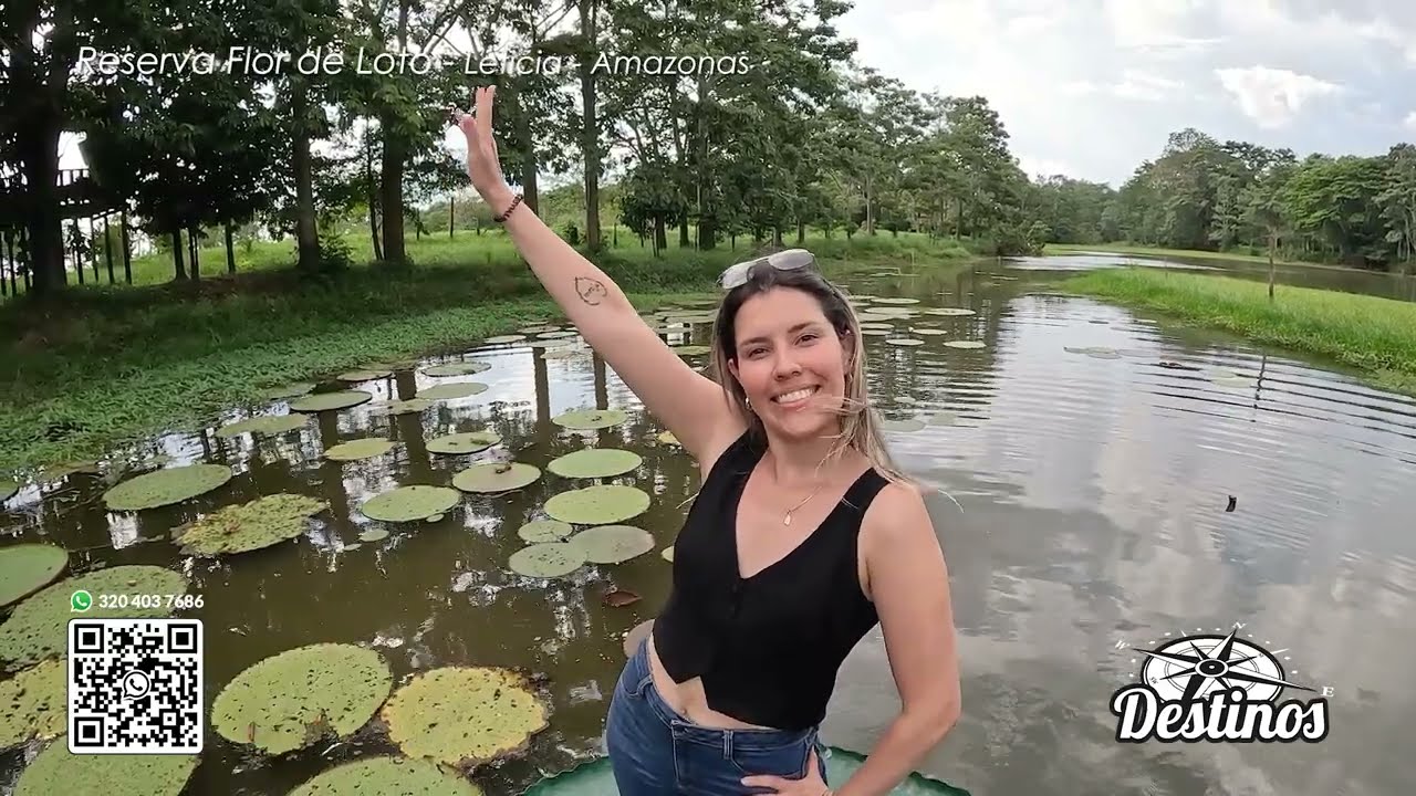 conoce Reserva Flor de Loto #leticiaamazonas  #colombia con Paraiso Ecológico #destinos #flordeloto