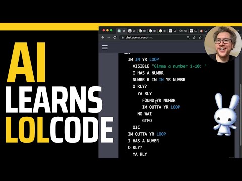 AI writes code in LOLCODE