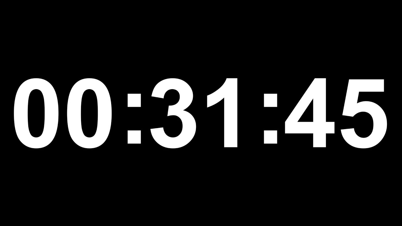 31 Minute and 45 Second Timer ⏲️ - YouTube