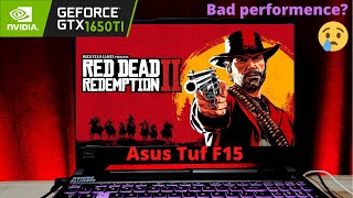 | Red dead redemption 2 | gaming   review | asus tuf f15 | i5 10300H | gtx 1650ti | 8gb ram⚡🔥