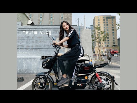 SUB) YeLim vlog 나의 6월 일상이야기 (#<strong>수성못</strong> #골든리트리버 #전기자전거 #매실청 #매실주 #초코칩쿠키)