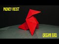 Origami Bird from La Casa De Papel (Money Heist) - Made by del Professor | Origami tutorial