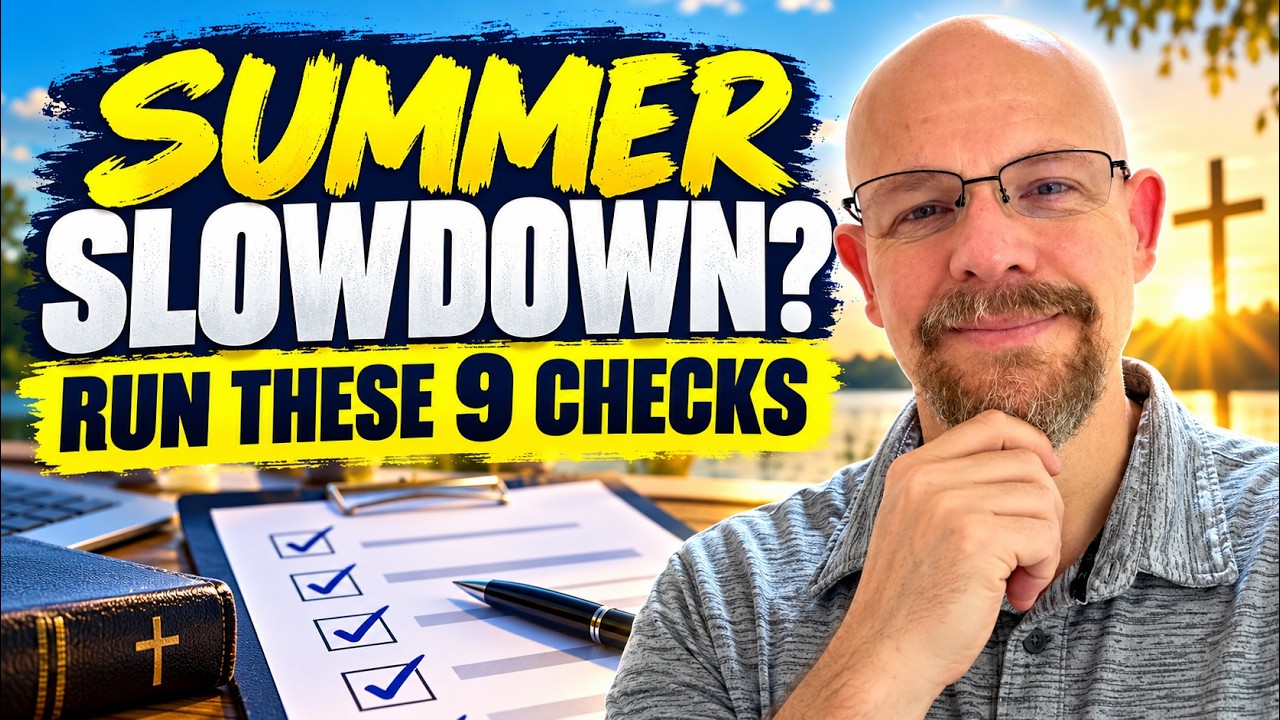 9 Business Checks Every Christian Entrepreneur Should Run During the Summer Slowdown