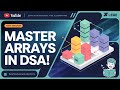 Lecture 6 Master in Arrays in DSA: Learn the Basics and Beyond! || DSA Full Course in Python #pyhton