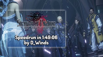 Stranger of Paradise: Final Fantasy Origin by D_Winds in 1:49:06 - Speedruns of 2022 Day 1