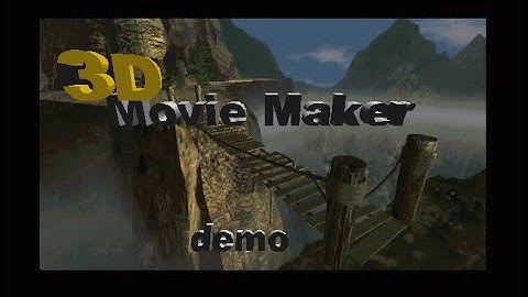 3D Movie Maker Demo (Video 1995) (UK Version)