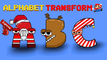 Alphabet Lore (A - Z...) But Fixing Letters | Big trouble in Super Mario Bros 9