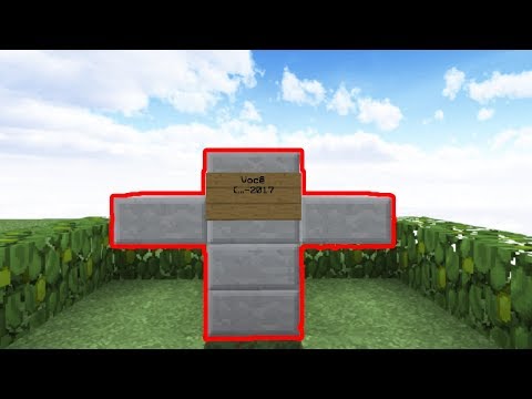 MEU TÚMULO NO MINECRAFT!