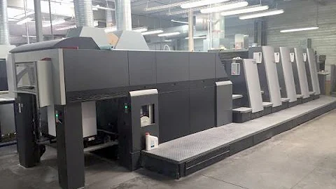 Heidelberg Speedmaster XL75-4+LX Used Offset Printing Press