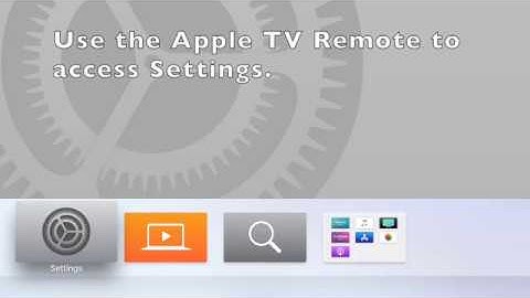 Apple TV Name, Screensaver and Restarting