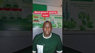 Blood group A it's good to know this