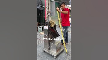 Máy cạo vỏ mía như thế này đã đạt với yêu cầu nhanh sạch đẹp của các bác chưa ạ?