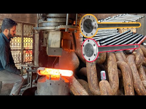 How We Manufacture 8x8 Rear Axle Shaft Out of Anchor Chain || Rear Axle Shaft Forging and