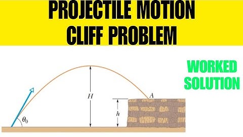 Projectile Motion Cliff Problems