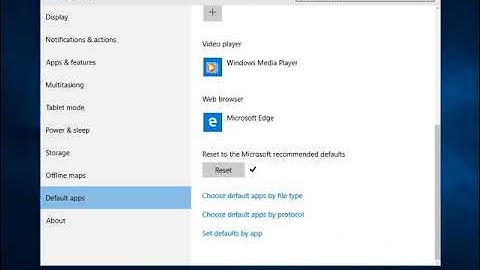 Manage Your Default Apps or Rest All File Associations