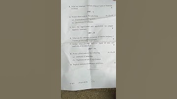 B.sc biotechnology Paper of Biostatistics