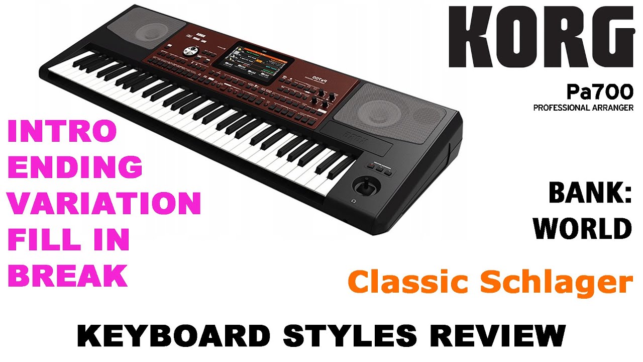 KORG PA700 STYLE - WORLD - Classic Schlager