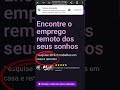 Dica de site poderoso de trabalho remoto que paga em dólar!💵.....