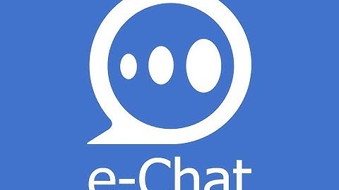 e-Chat New Chat Aplication with Decentralize Feature