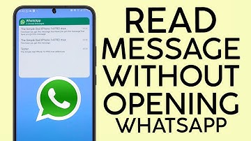 How to Read Whatsapp Messages Without opening it | Whatsapp Widget Android 2023
