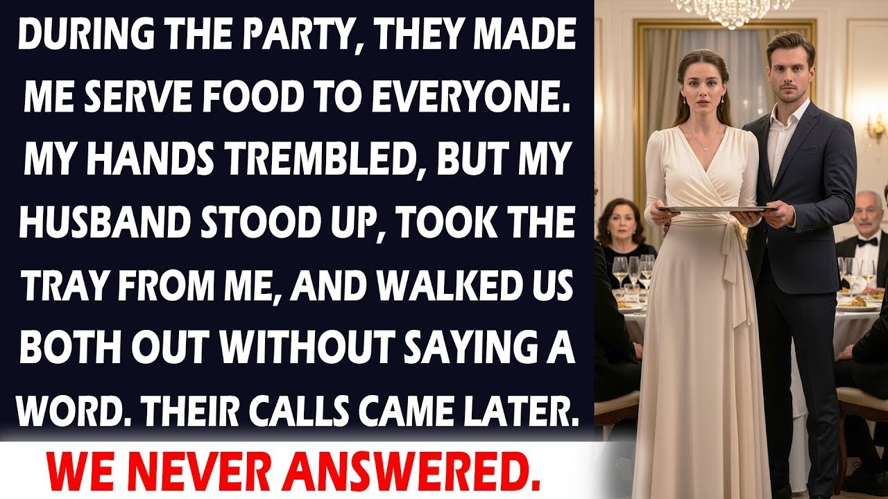 At the Dinner Table They Mocked Me, Until My Husband Stood Up and Changed Everything