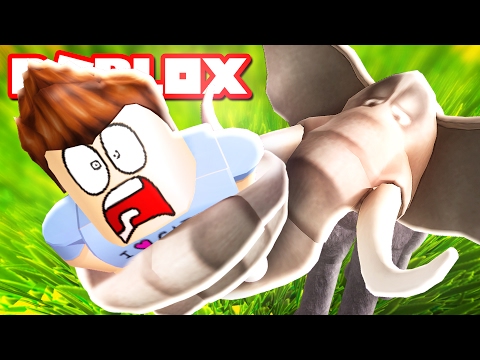 Roblox Adventures / Escape the Zoo Obby / Eaten by an Elephant!