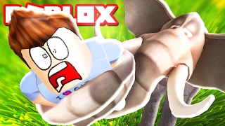 Roblox Adventures / Escape the Zoo Obby / Eaten by an Elephant!
