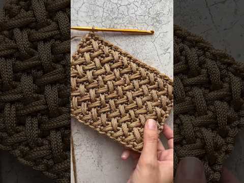 ⬆️ Рельефный узор крючком. Подробное видео уже на канале #nadezhdalab #вязание #вязаниекрючком